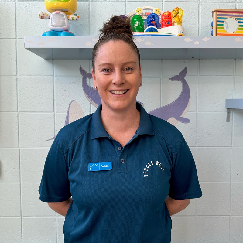 A photo of a VenuesWest creche employee