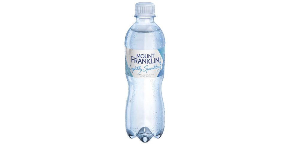 Mount Franklin Sparkling water bottle