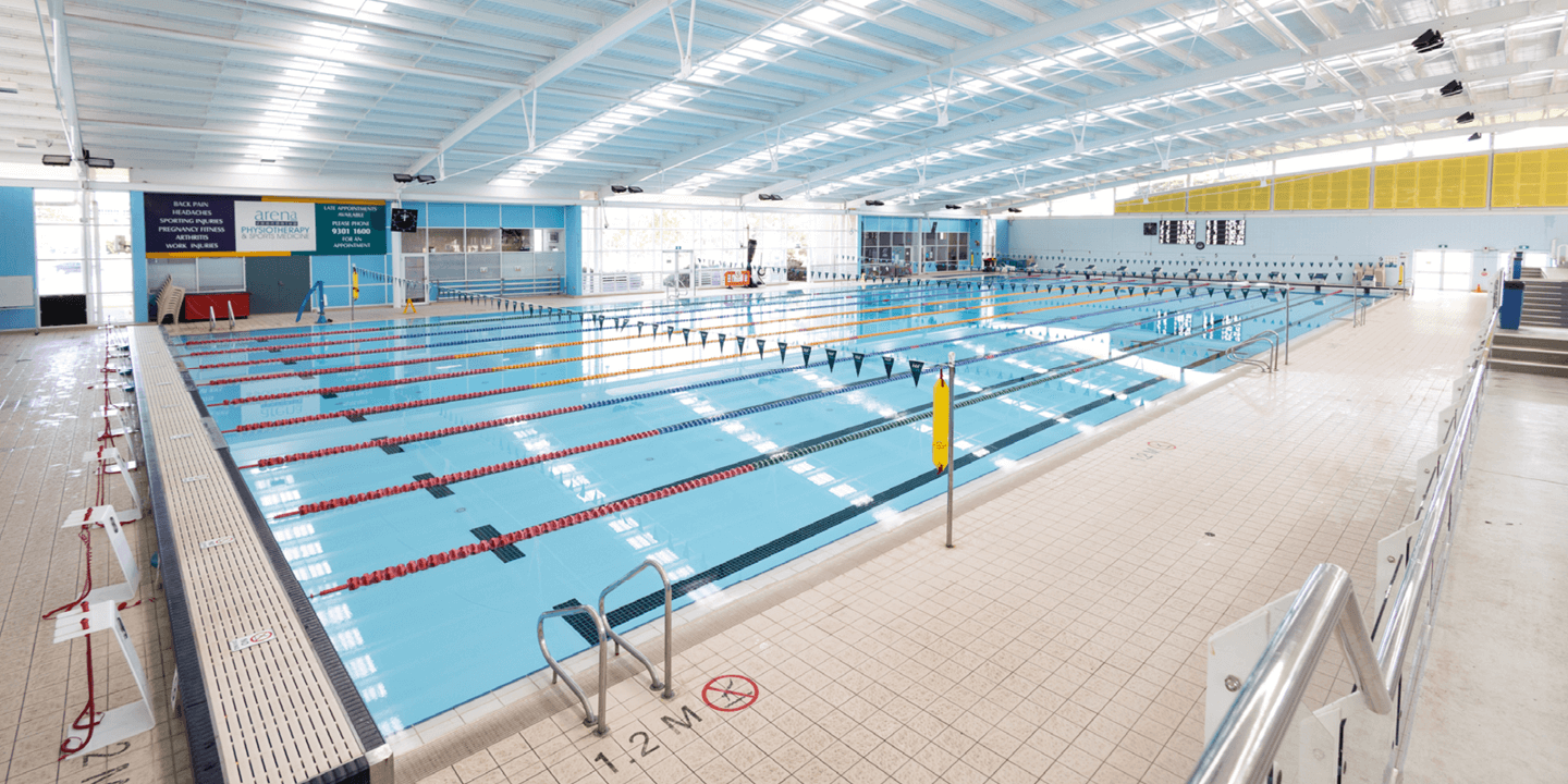 Timing equipment at HBF Arena