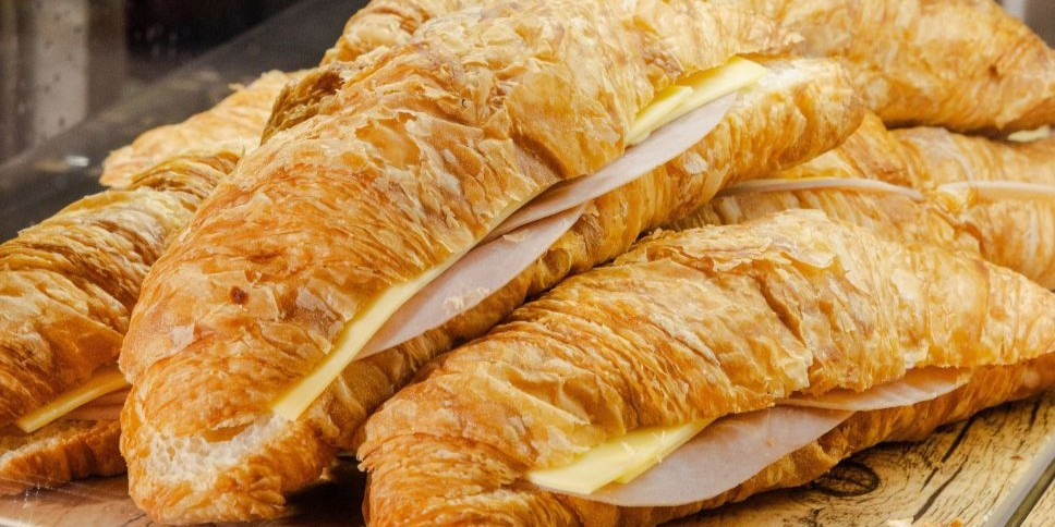 Ham and Cheese Croissant - $10