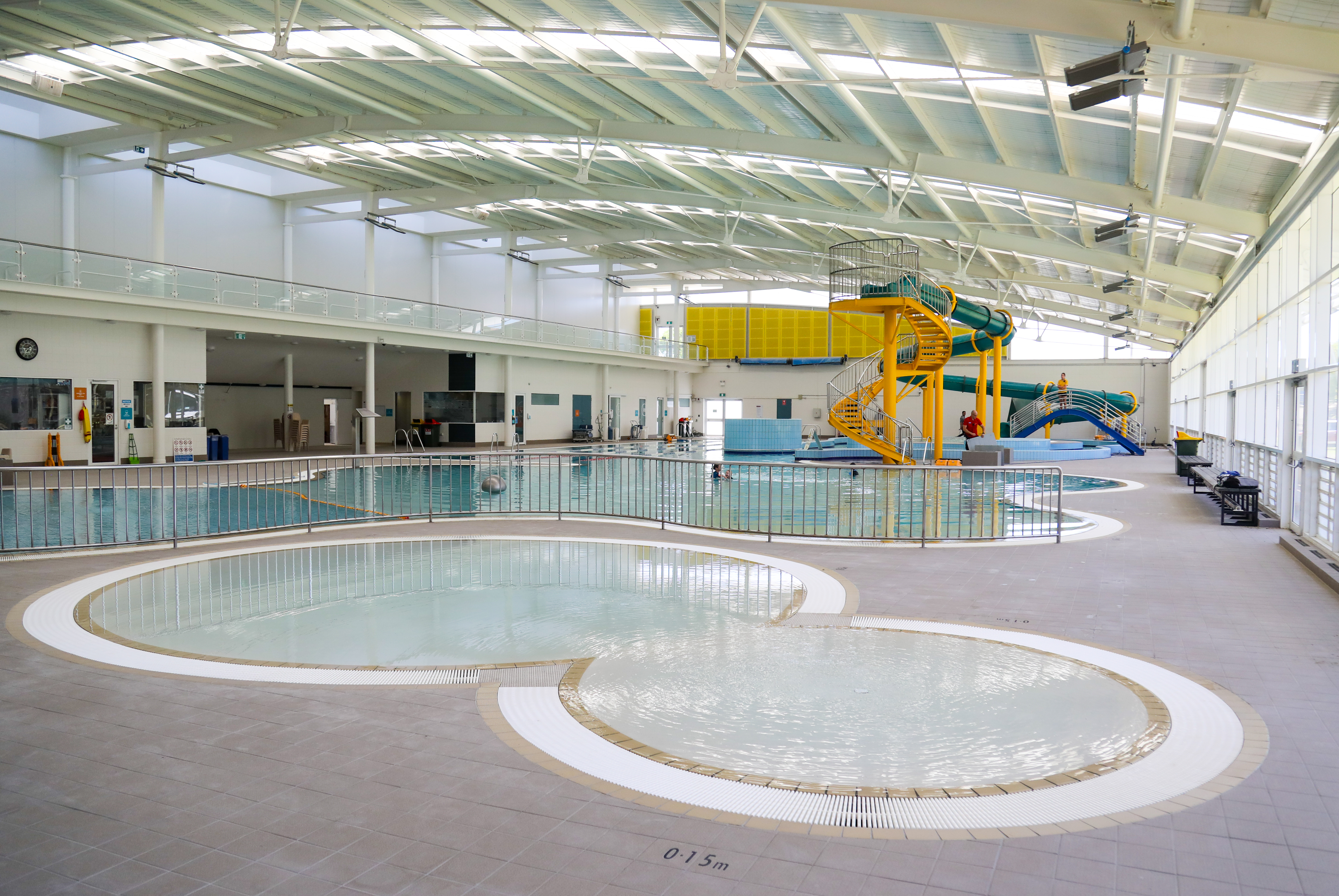Family leisure pool access